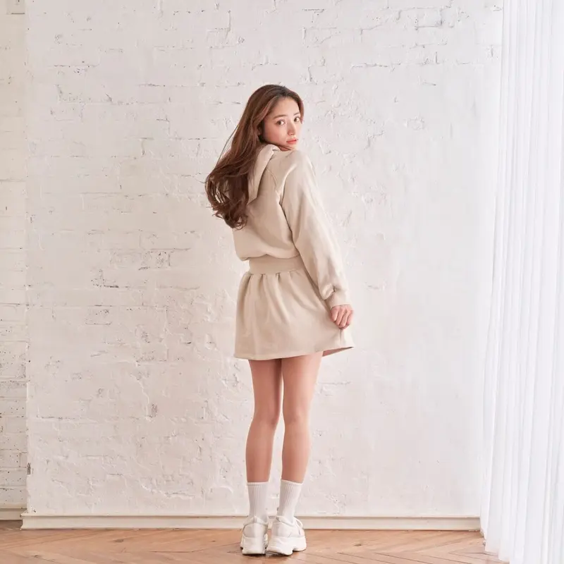 正規取扱店】 treatürself Charming sweat mini onepiece パーカー