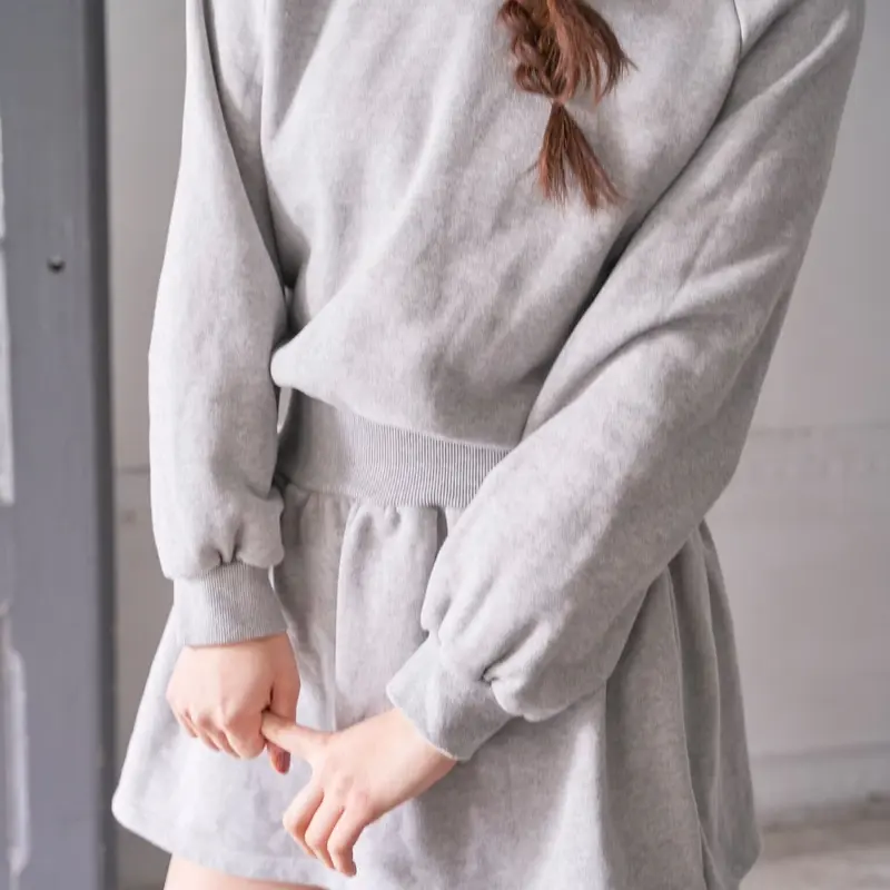 Charming” sweat mini one piece (gray) | Treat
