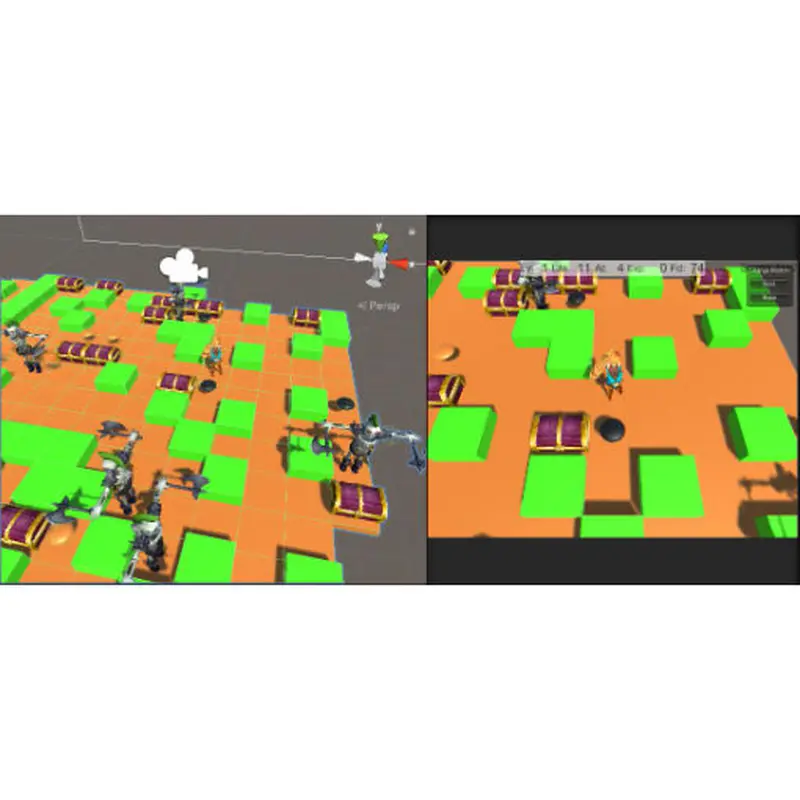 Unity 3Dダンジョン ソースコード