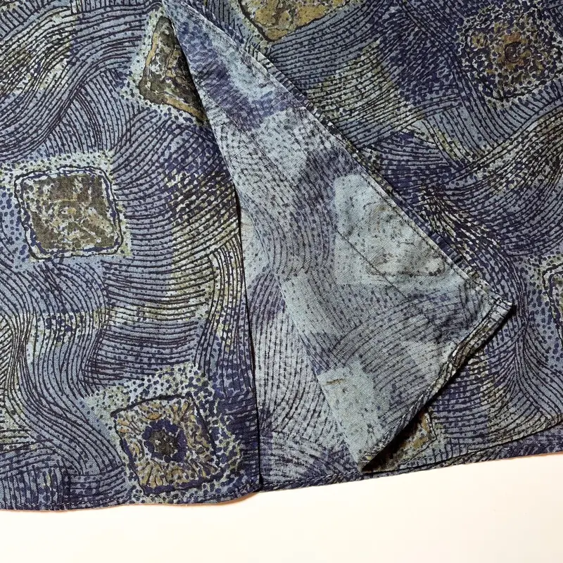 1960's ARROW Batik Printed L/S Shirt | Unwave
