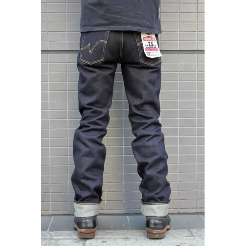IRON HEART アイアンハート 25オンス セルビッチデニム スリム