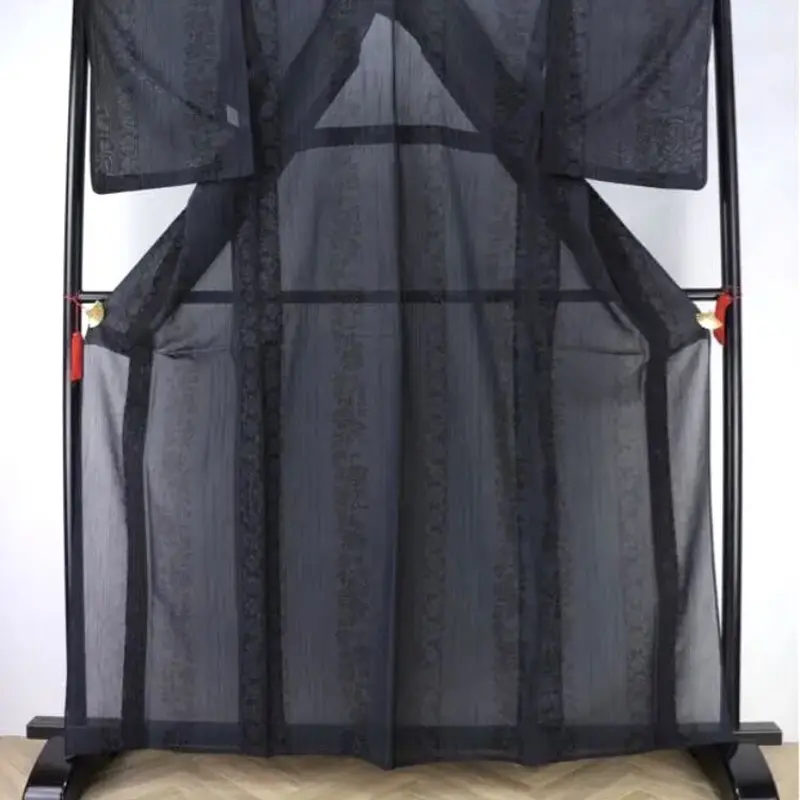 手織夏結城翠紗】単衣 品質保証書有 夏物 | 和ノ藤リユース