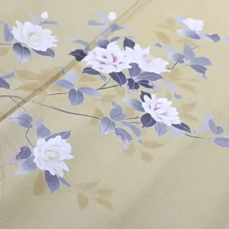 A2062】【加賀友禅】落款有 虫食い葉 | 和ノ藤リユース