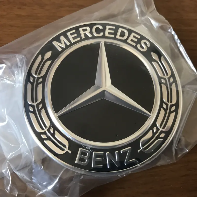 Mercedes-Benz 純正品 ブラックローレルリース ホイールセンター