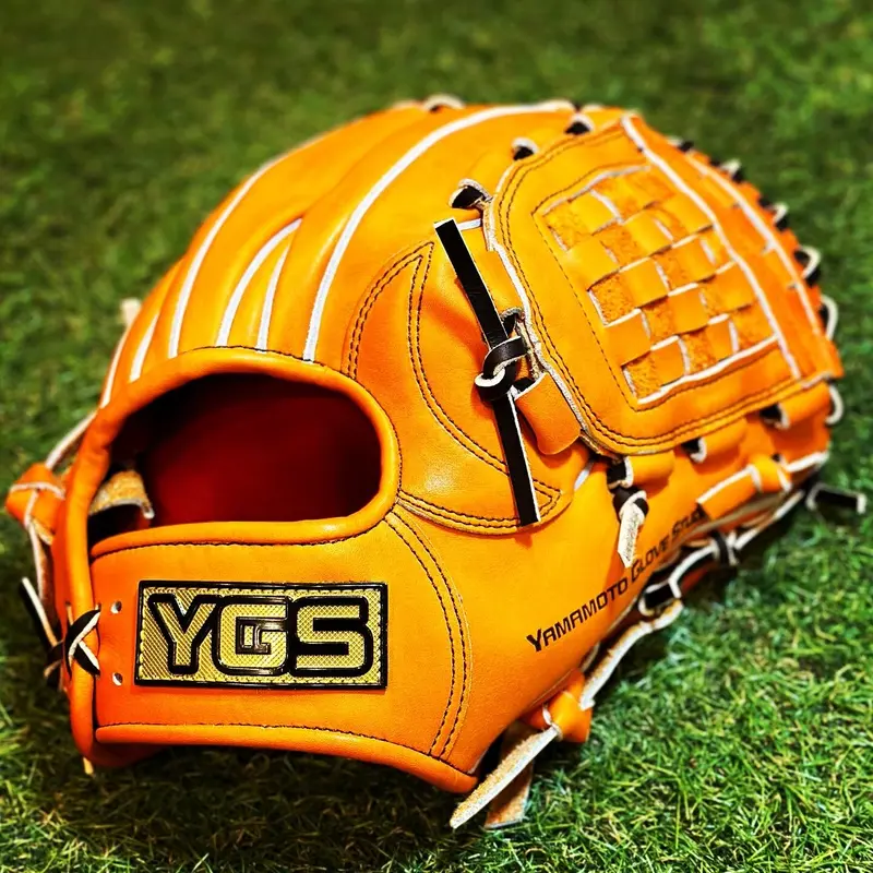 YGSプロライン 硬式内野用 664KS オレンジ×ブラウン バスケットウェブ
