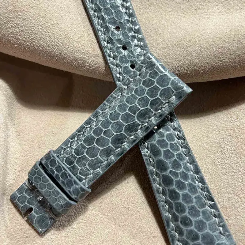 帯電防止処理加工 sna-64 シースネイク ウミヘビ 腕時計ベルト グレー