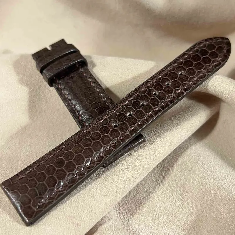 限定Ｗ特典付属 sna-76 ウミヘビ 腕時計ベルト ダークブラウン ラグ幅