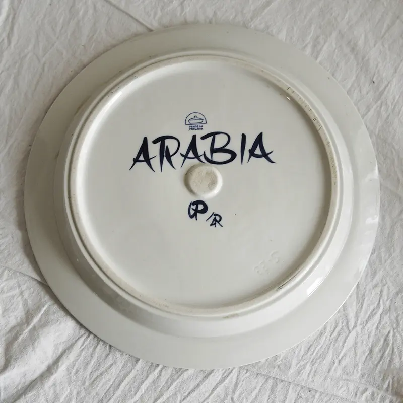 ARABIA/Anemone (アラビア/ アネモネ) 33cmプレート | ZUGVÖGEL