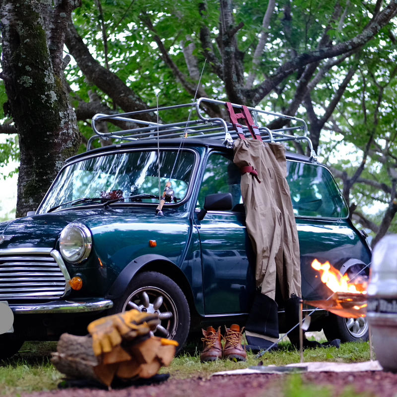 作ります】ローバーミニ用ルーフキャリア