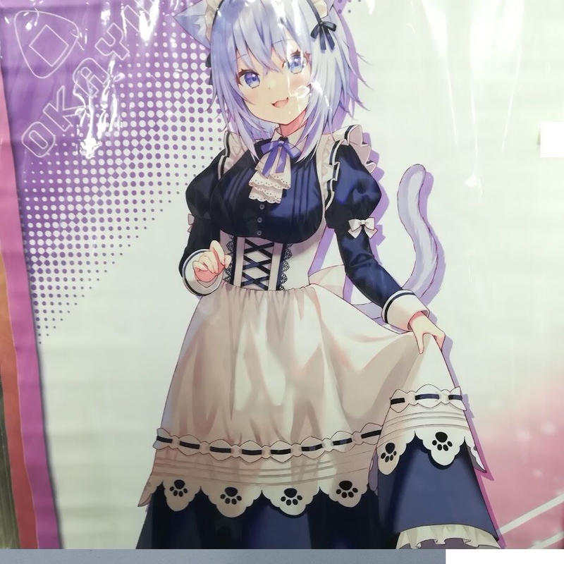 C106 AHO-CROSS 猫又おかゆちゃん タペストリー C106 AHO-CROSS 猫又おかゆ B2タペストリー 神岡ちろる - メルカリ
