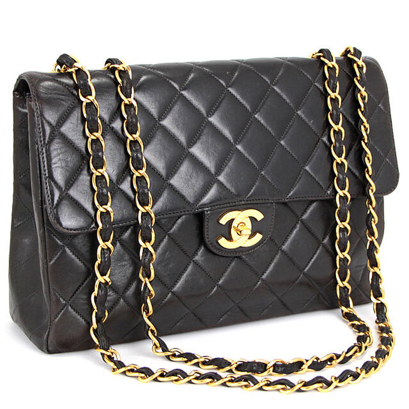 CHANEL Jumbo 30 Quilted Lambskin Single Flap Ch...