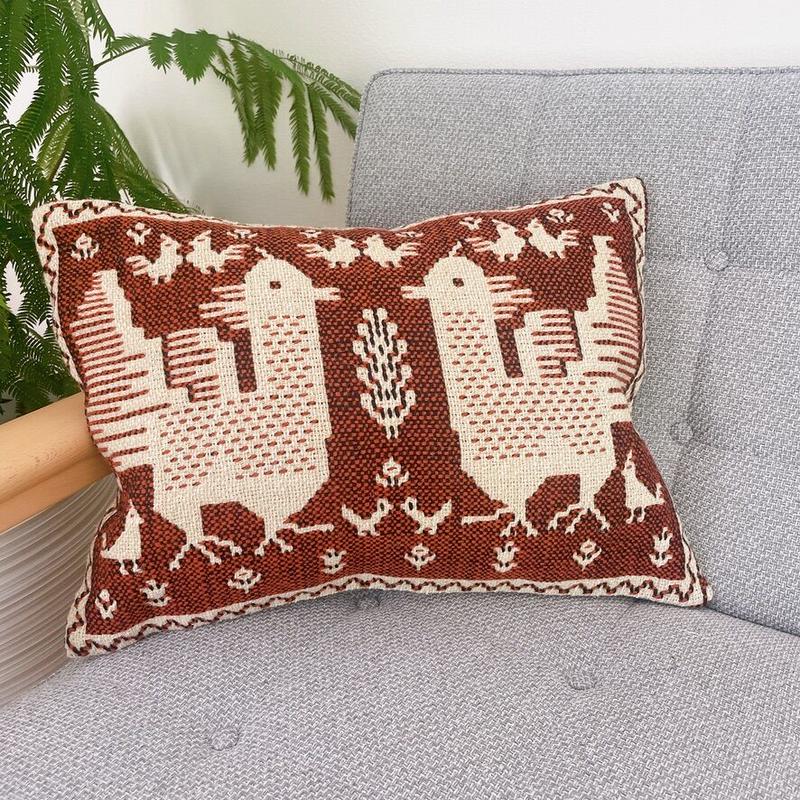 ユナイテッドトウキョウ ヤノフ村の織物 クッションカバー