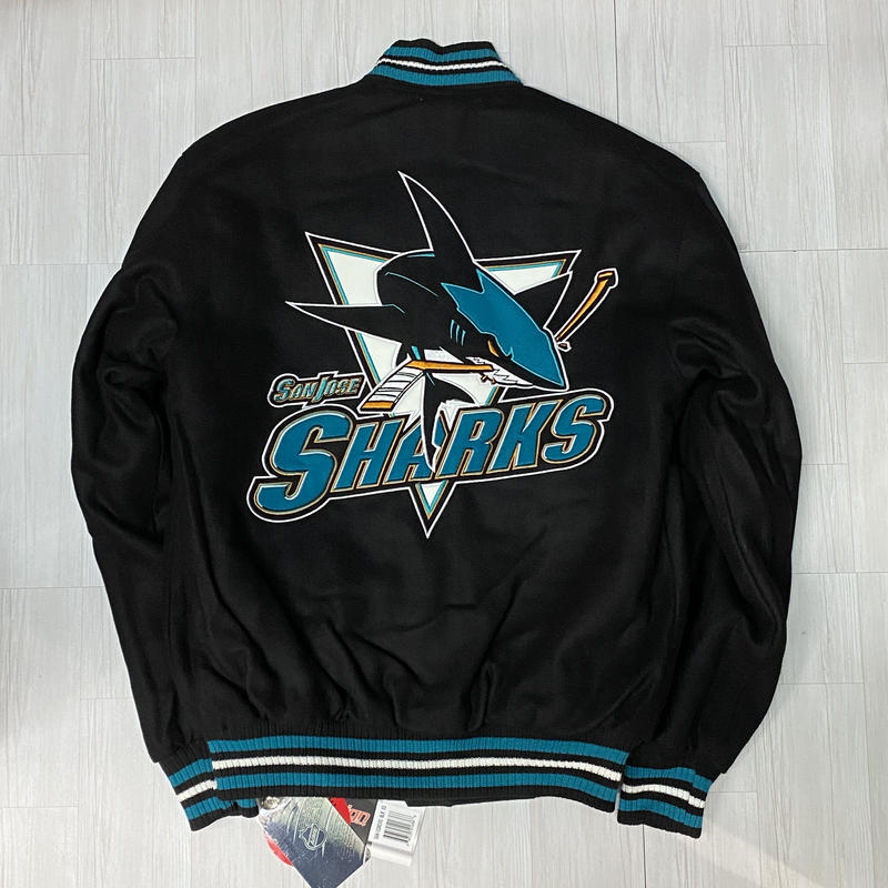 \"NHL San Jose Sharks\" Delongスタジャン 公式グッズ San Jose Sharks Jackets | Sports Master Outfits
