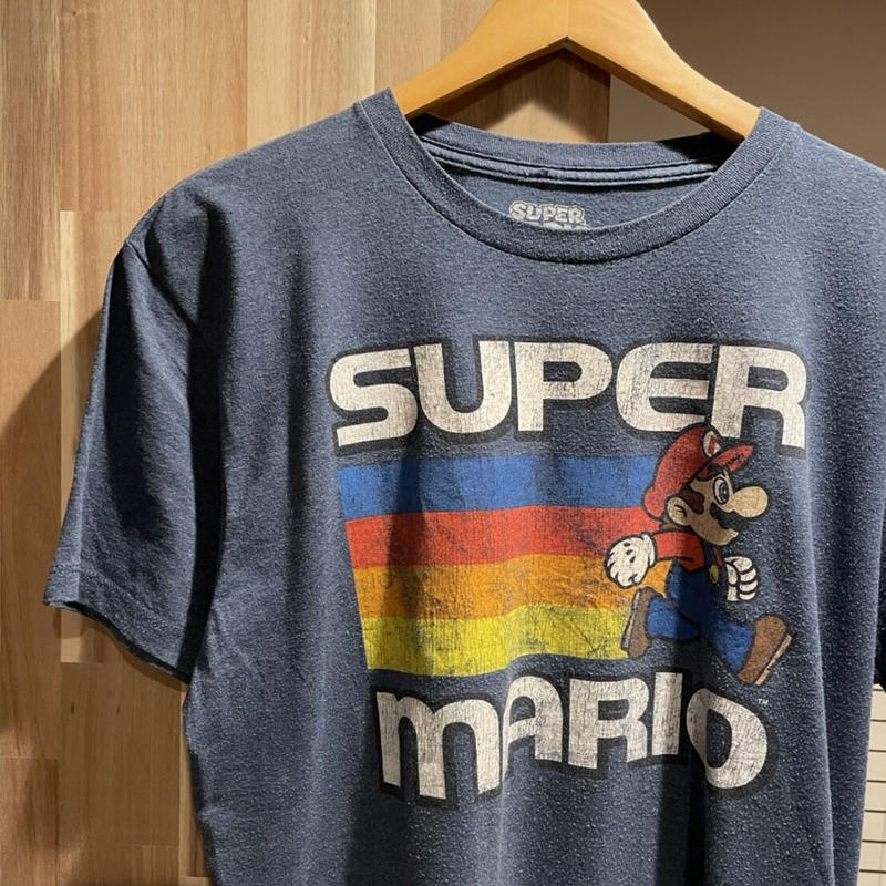 品質一番の 【MT6】マリオ Wiid Tシャツ 2000年代ヴィンテージ mario