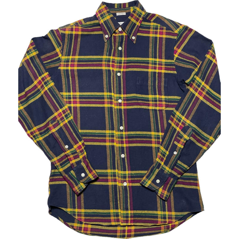 MADE IN USA製 INDIVIDUALIZED SHIRTS 長袖チェックシャツ マル...