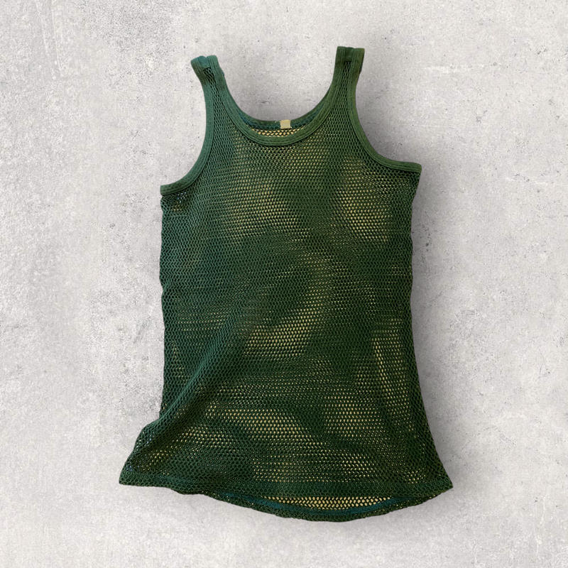 USED] vintage COTTON メッシュタンク GREEN (C) | garde...