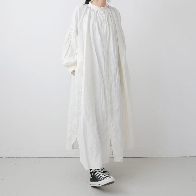 お値段 ワッシャーリネンワンピース グレー - matesic.rs