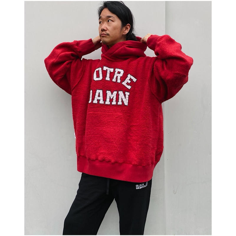 black weirdos Reversible Sweat Hoodie camping.com