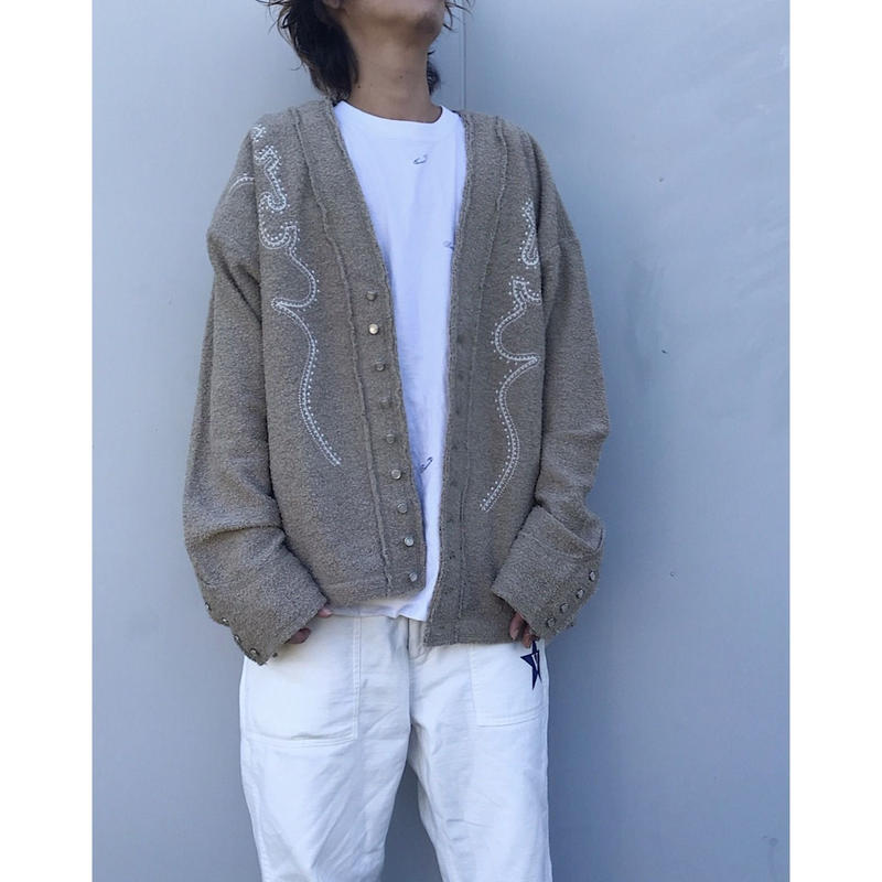 faccies 19ssカーディガン faccies 19ssカーディガン FACCIES ファチーズ柄ニット23aw