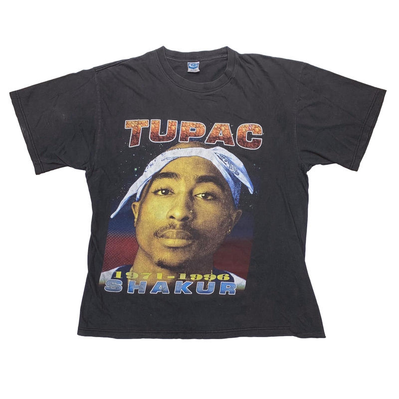 vintage 2PAC MAKAVELI 安らかに RAP TEE XL-