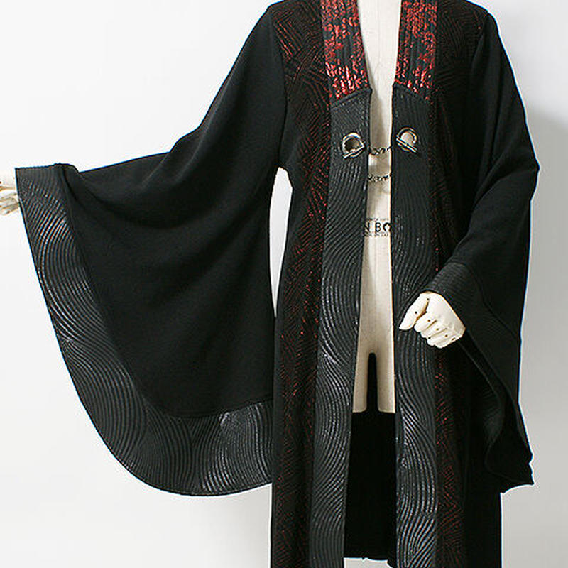 Qutie Frash 着物ロングカーデ 22-09-05-115y-1-TO-QU-G-SZ-ZY