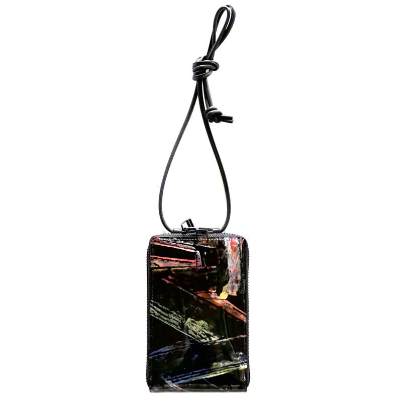 macromauro PAINT SHOULDER WALLET black | IAAAM