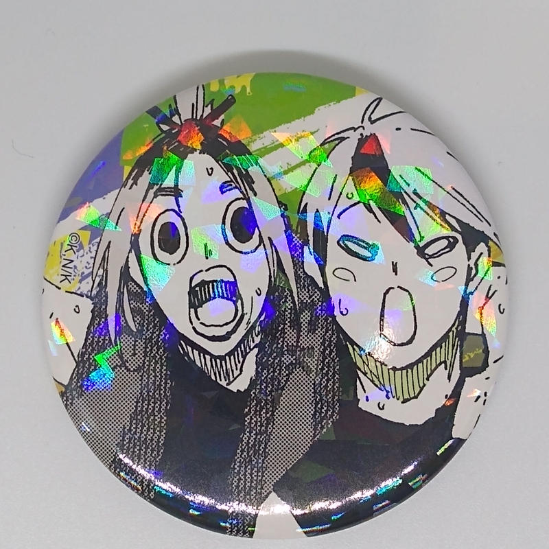 春のコレクション ブルーロック ホログラム缶バッジ 我牙丸 バッジ