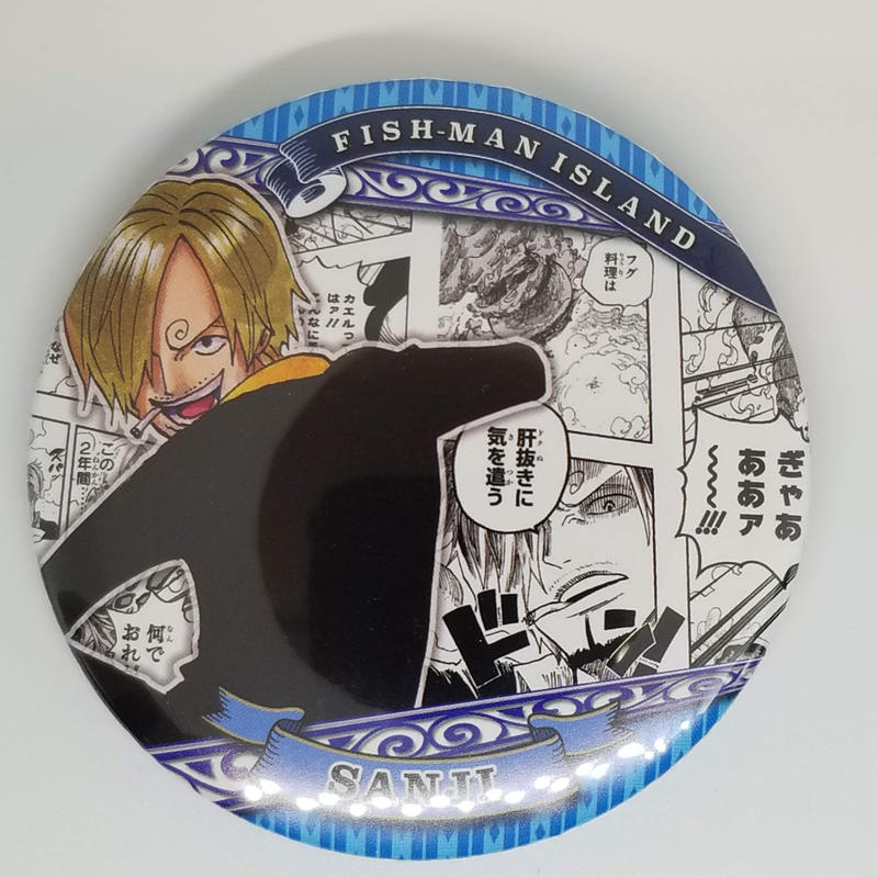 ワンピース コレクション缶バッジ サンジ ONEPIEC 麦わらストア