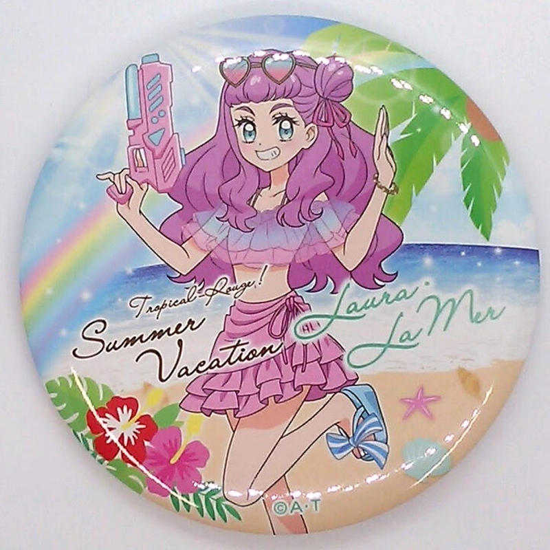 トロピカル〜ジュ!プリキュア ローラ　キュアラメール　缶バッジ　まとめ売り トロピカル～ジュ!プリキュア 缶バッジ | オンラインクレーン