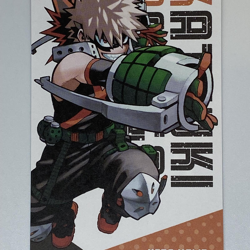 ヒロアカ展 爆豪勝己 名刺カード シークレット