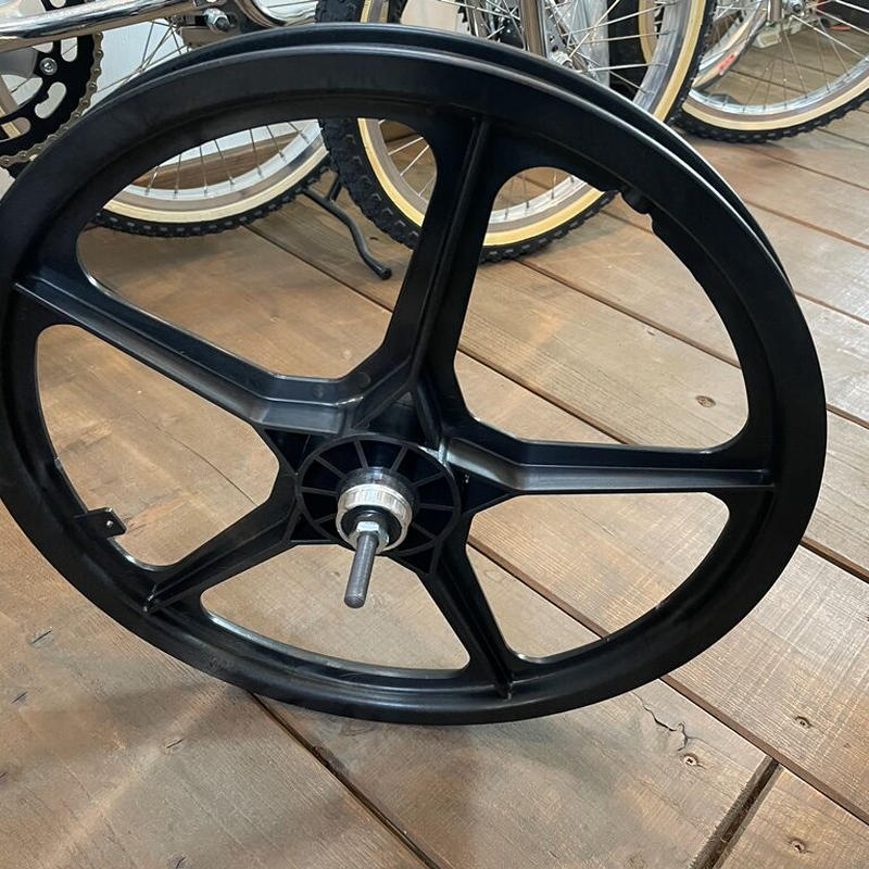 OGK BMX ブラック プラホイール キャスト 後輪のみ 20インチ 新品 廃盤品 OGK プラスチック BMX リア用 ホイール 復刻版 