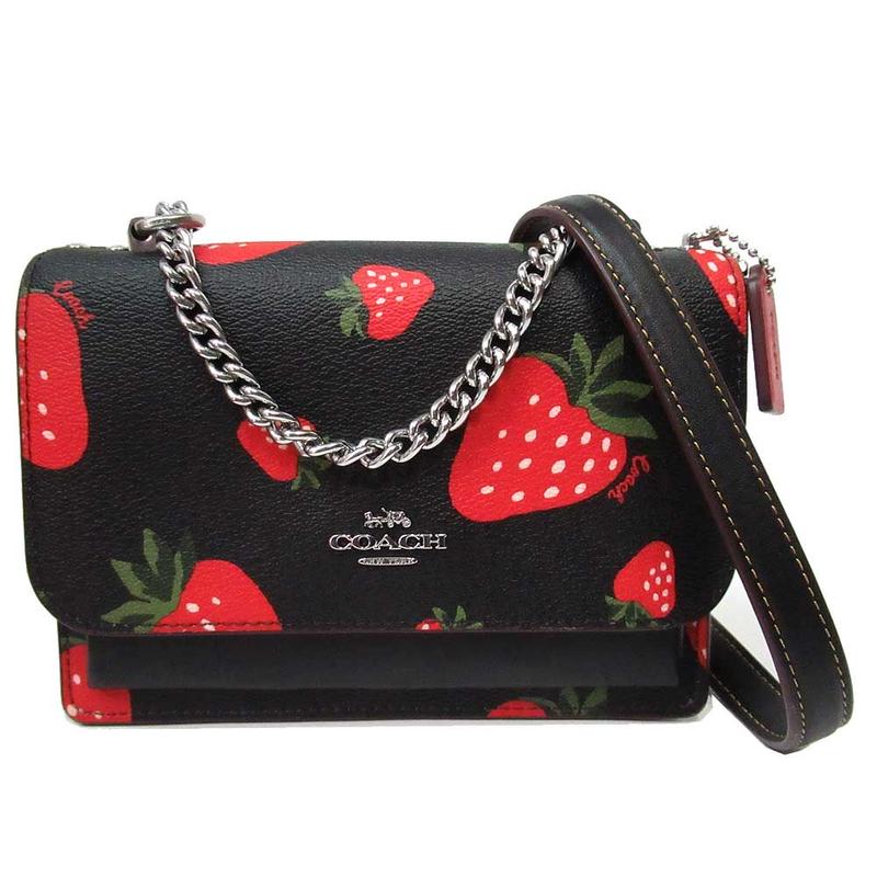 コーチ ショルダーバッグ COACH ワイルド ストロベリー ミニ クレア