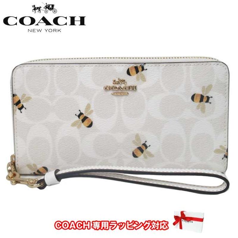 格安人気格安人気COACH コーチ 長財布 シグネチャー チョークホワイト
