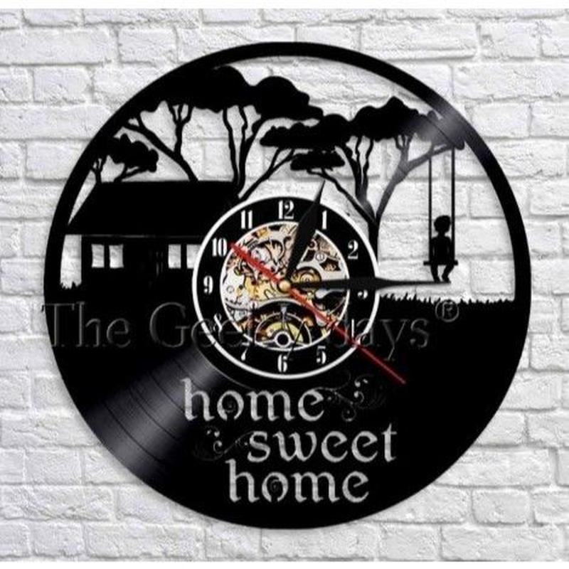 Wall Clock Home Sweet Home