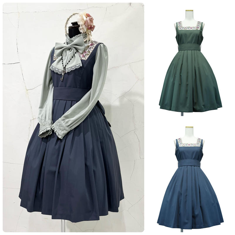 ☆日本の職人技☆ sheglit morstan ケープベストワンピース ひざ丈