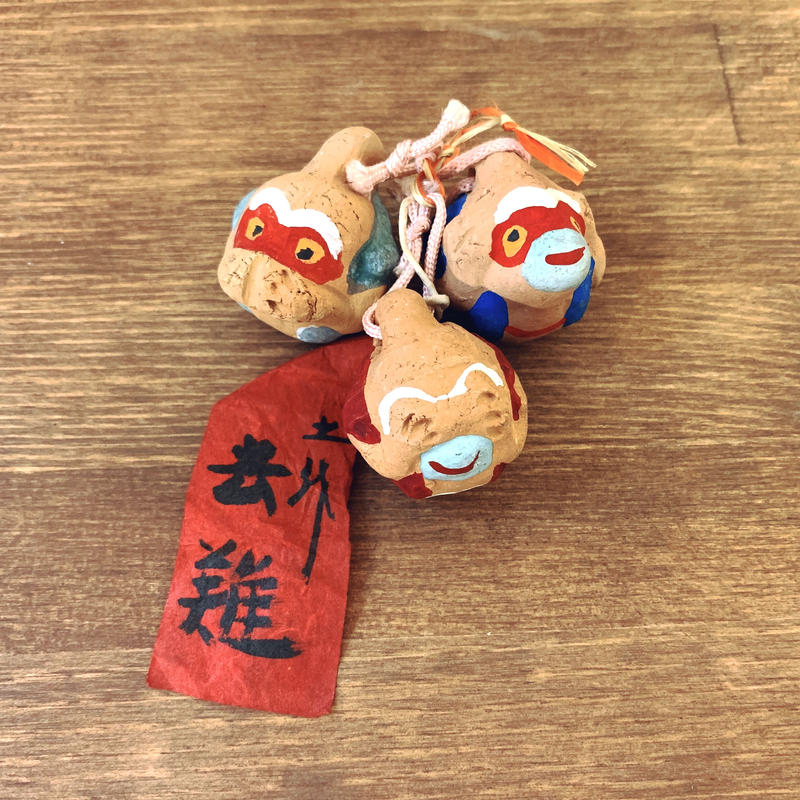 お多福相撲取り 香泉人形 山本香泉 土人形 郷土玩具