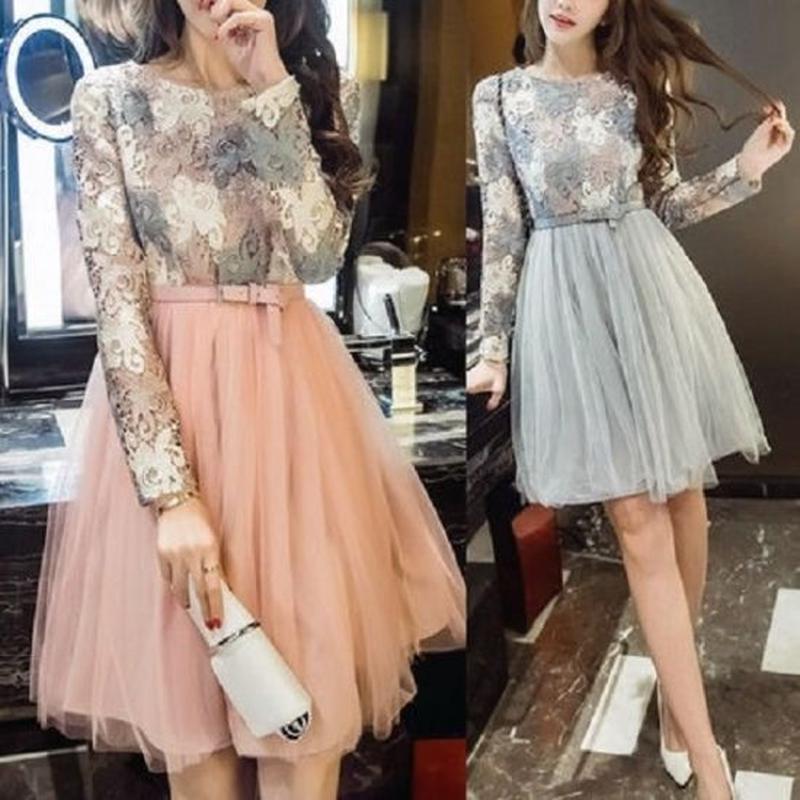 トップ100ピンク レース ワンピース 韓国 人気のファッショントレンド