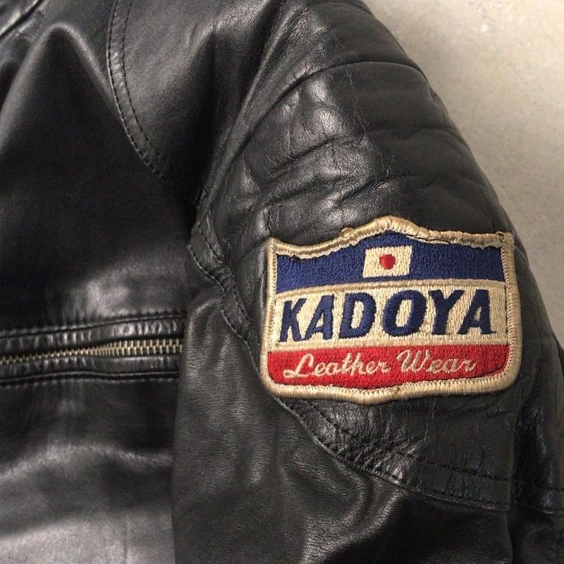 KADOYA カドヤ 70sヴィンテージ モーターサイクルレザースーツ