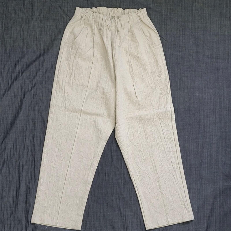 Wolf&Wolff別注 ENCOMING リネン スラックス オフホワイト | testes