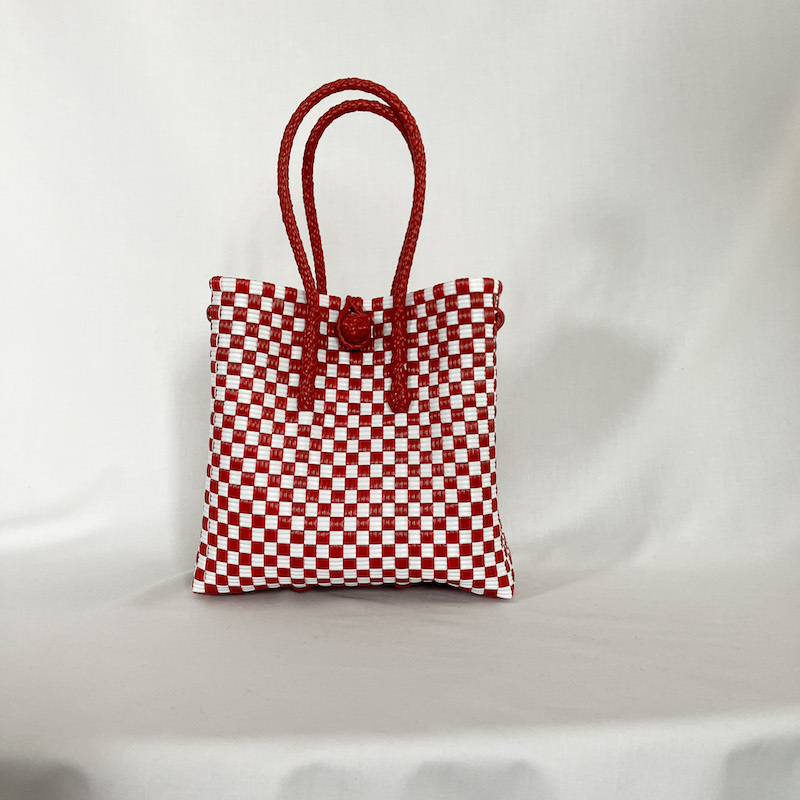 レッド系 チェッカーズトートバッグ 赤 | emakaksnull.ee