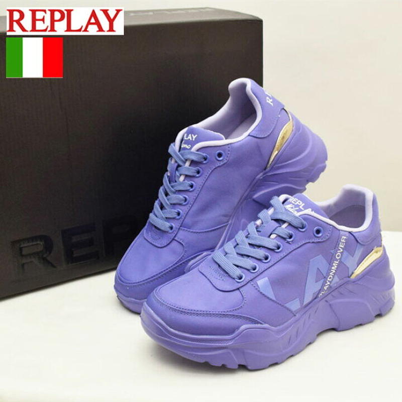 REPLAY リプレイ スニーカー 23.5cm レディース ホワイト スニーカー