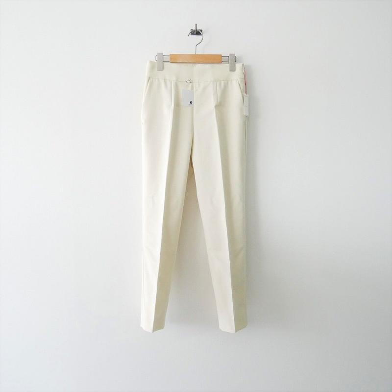 数量限定セール DEUXIEME CLASSE PARIS テーパードパンツ 裏地付き 白