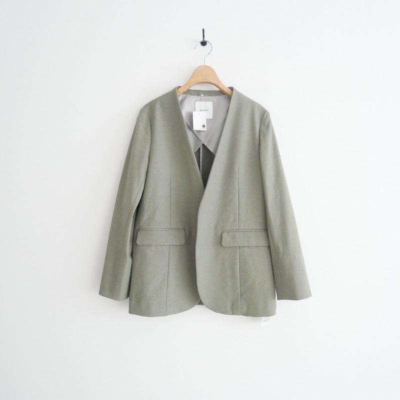 2022SS今季 未使用 / SPICK&SPAN / リネンライクノーカラージャケット