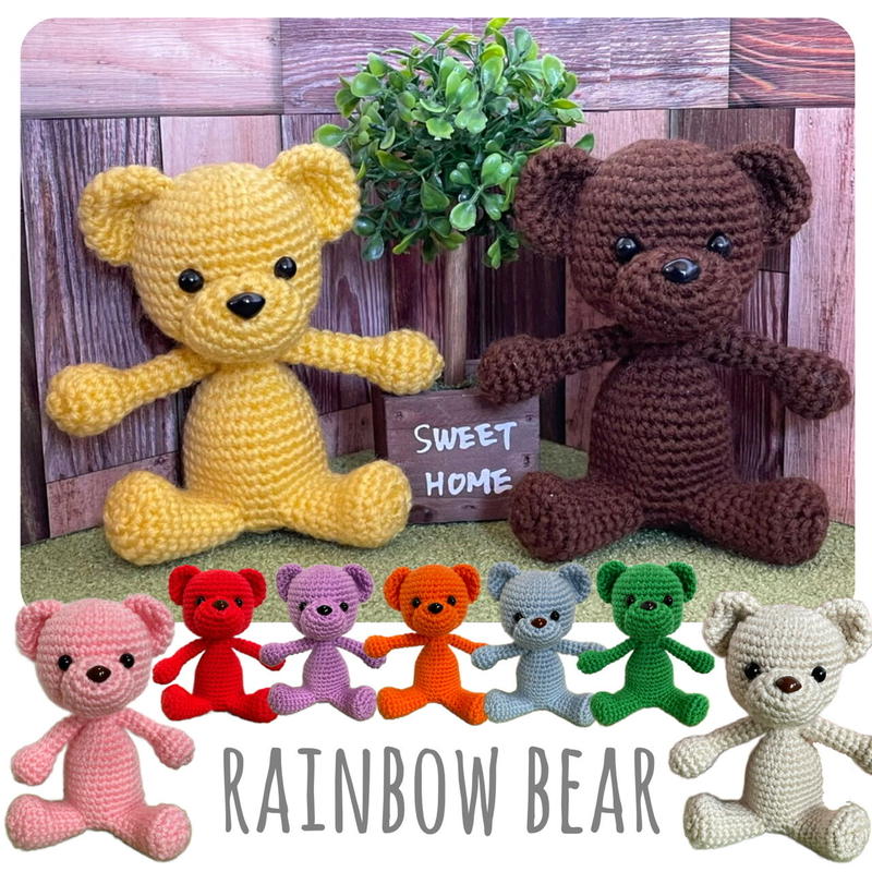 うさぎのあみぐるみ（イニシャルNのマフラー） うさぎのあみぐるみ