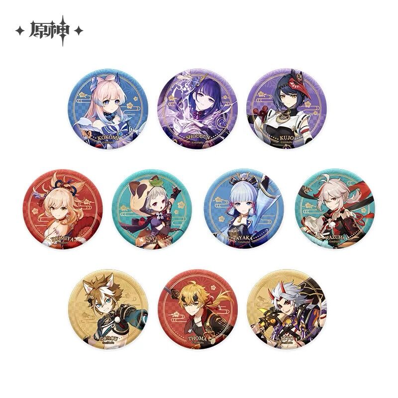 原神 Genshin 雷電将軍 中国限定 色紙 マウスパッド ポスター 缶