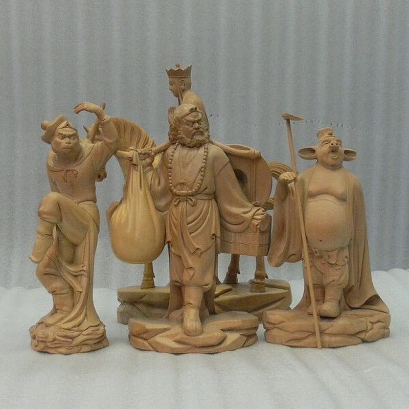 www.yucatreks.com - 18000円 木彫り 西遊記 孫悟空 置物