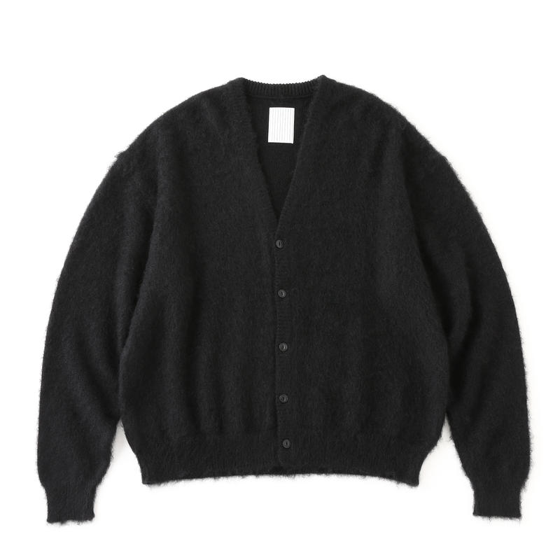 XXL】S.F.C MOHAIR CARDIGAN Black-