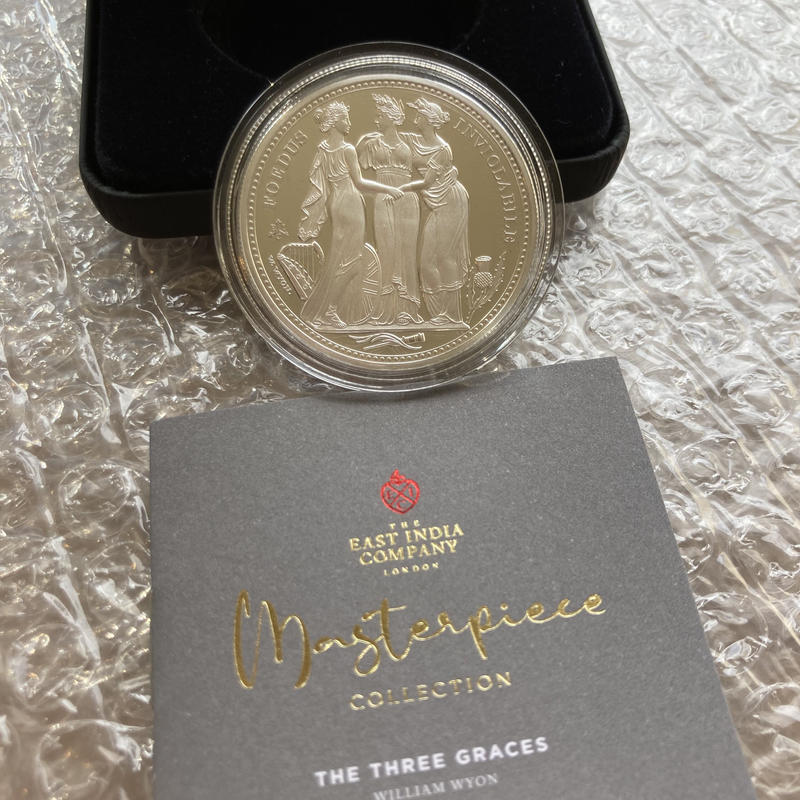 2021年スリーグレセス マスターピース銀貨-