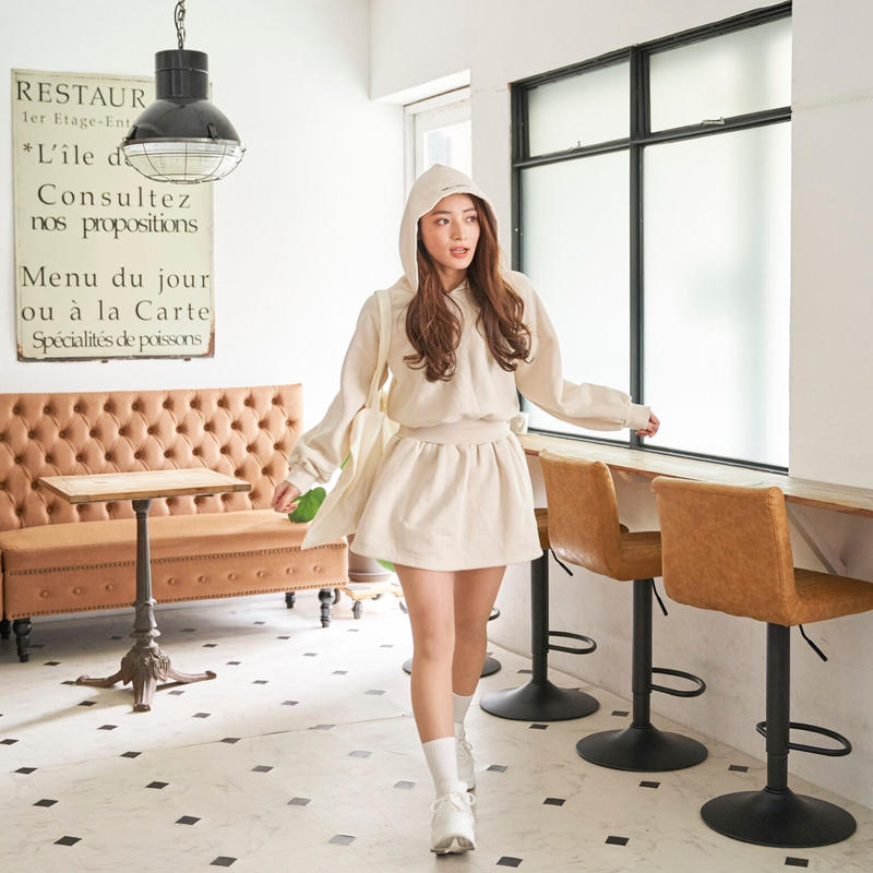 Charming” sweat mini one piece (cream) リアル 30%割引 htckl.water