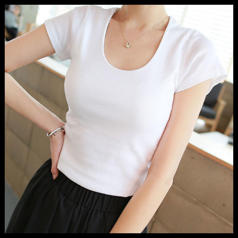 これまでで最高のuネック Tシャツ レディース 人気のファッション画像